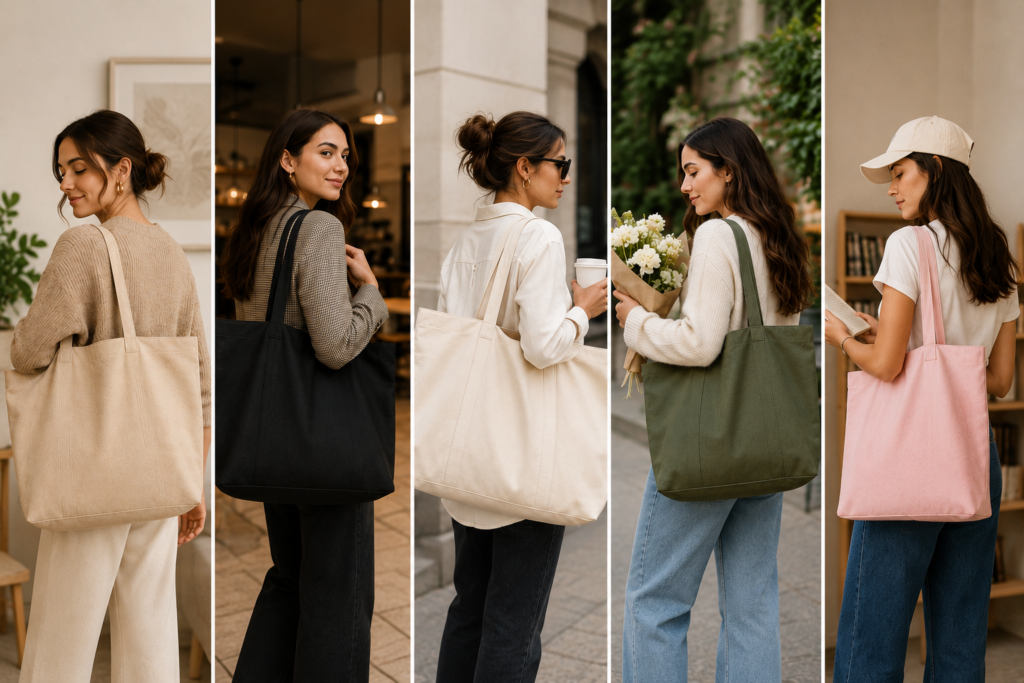 tote bag personality fashion lifestyle concept