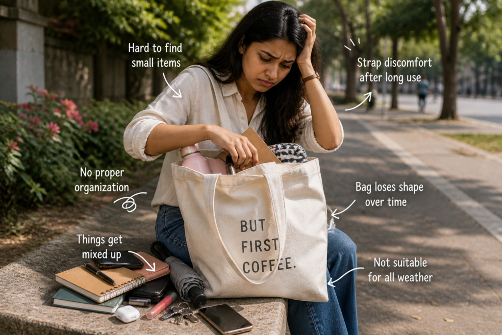 common tote bag problems daily use outdoor lifestyle